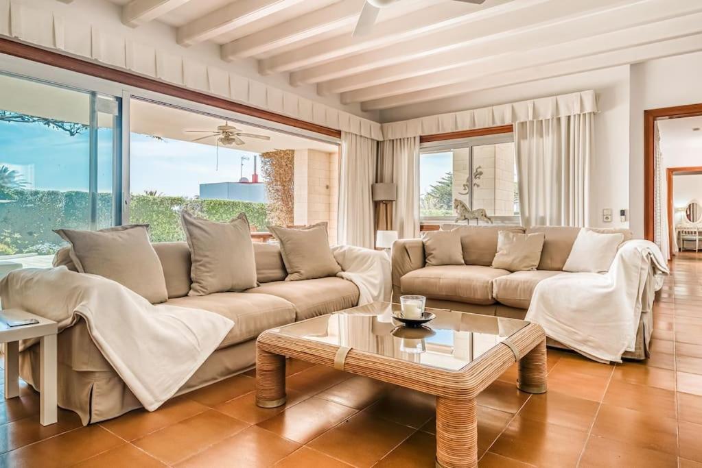 La Calma Espectacular Villa Con Jardin Y Piscina En Menorca S'Algar Exterior photo